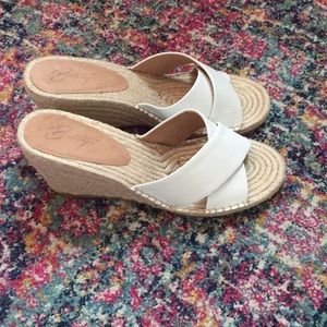 Bettye Muller Hanna wedge espadrilles slides